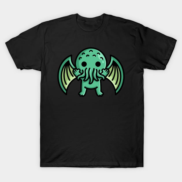 Kawaii Cthulhu: Adorable Eldritch Cutie T-Shirt by Holymayo Tee